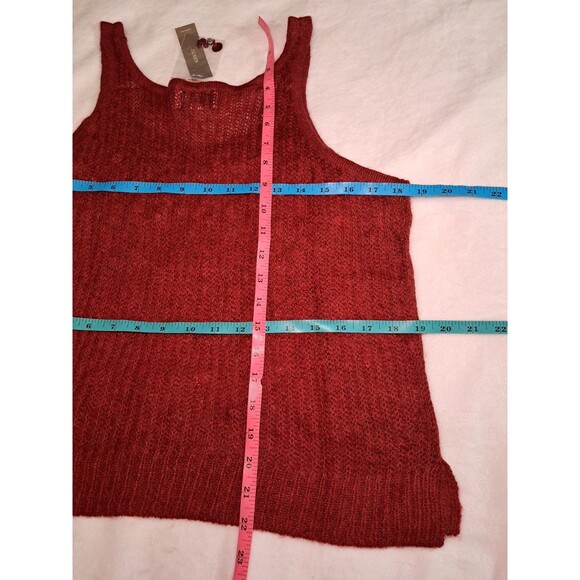 J. Crew Collection Embellished Pointelle Sweater Tank Alpaca CE698 Size M NWT - Picture 7 of 8
